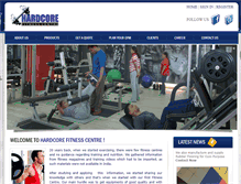 Tablet Screenshot of hardcorefitnessindia.com